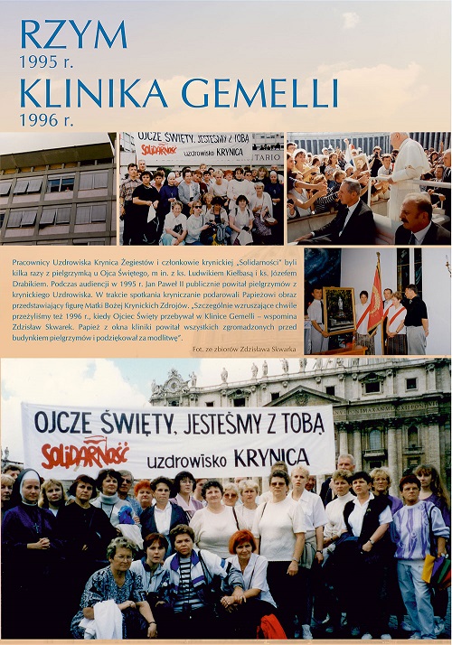 Fotografia przedstawia kilka zdjęć z wystawy