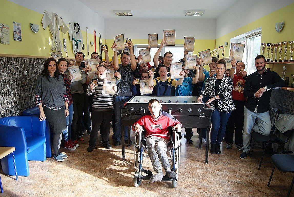 Mistrzostwa Środowiskowego Domu Samopomocy w futbolu stołowym