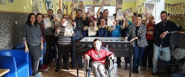 Mistrzostwa Środowiskowego Domu Samopomocy w futbolu stołowym