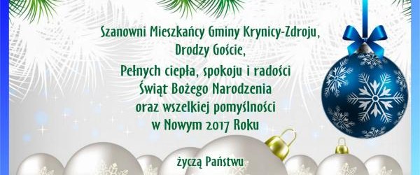 Radosnych Świąt Bożego Narodzenia