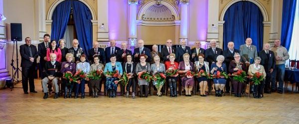 Złote Gody uroczysty jubileusz w Sali Balowej