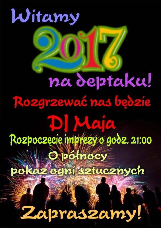 Sylwester na krynickim deptaku