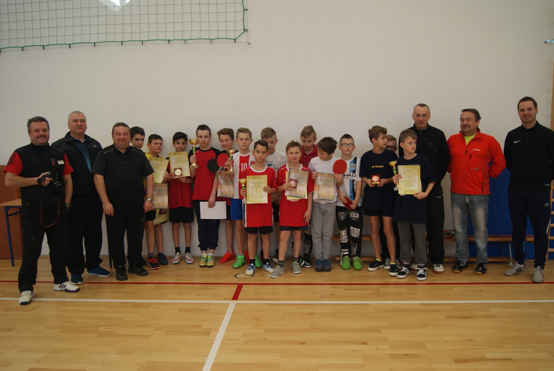 Gminne Mistrzostwa Szkół Podstawowych w indywidualnym oraz drużynowym tenisie stołowym dziewcząt i chłopców