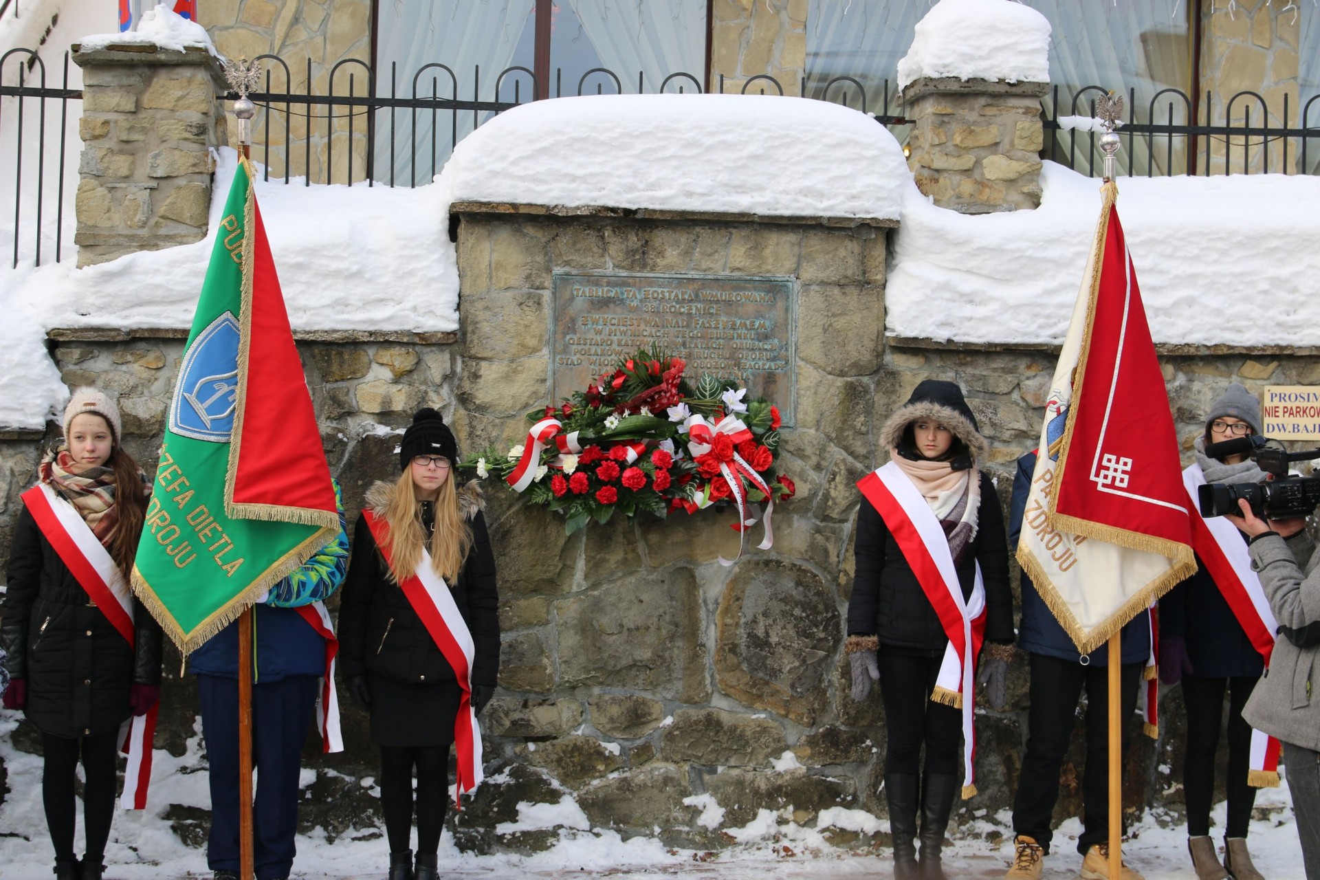 72. rocznica zakończenia okupacji hitlerowskiej w Krynicy-Zdroju
