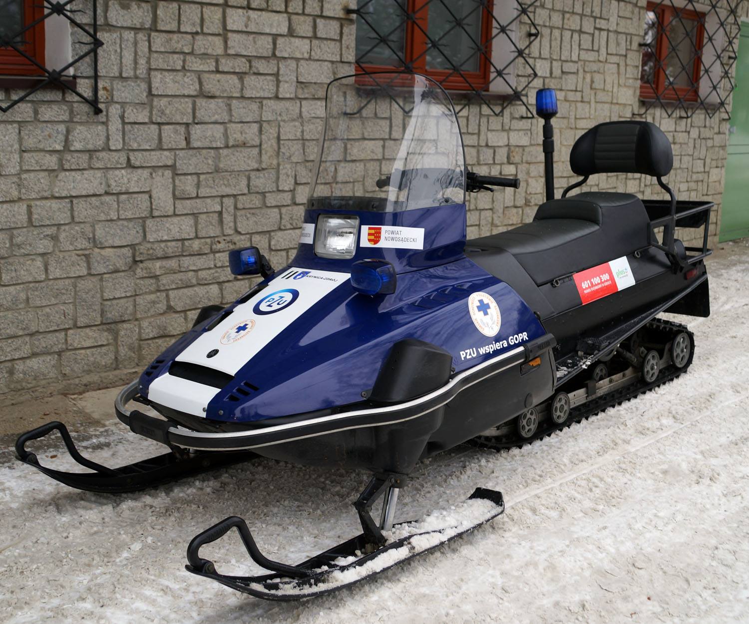 Nowy skuter dla Krynickich ratowników GOPR