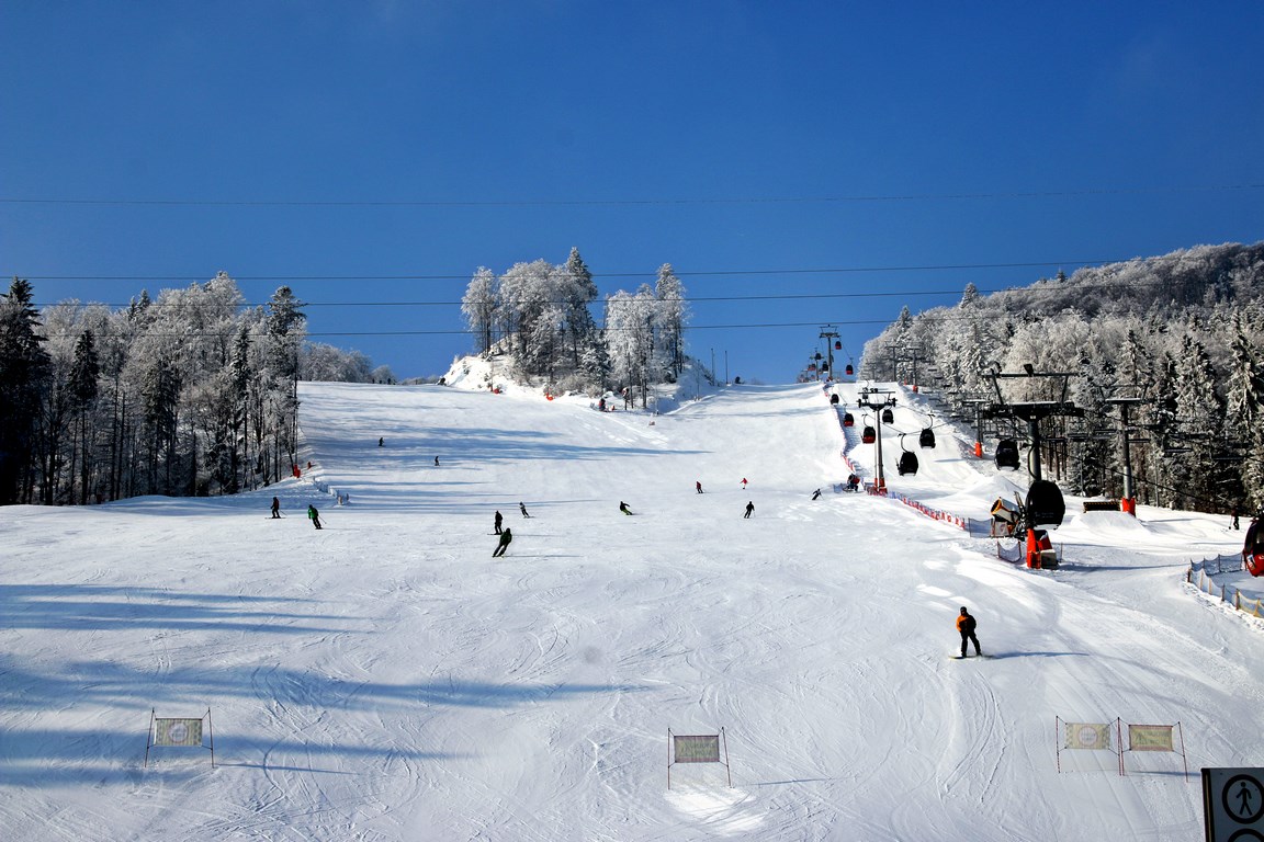 Piękna zima w Krynicy-Zdroju