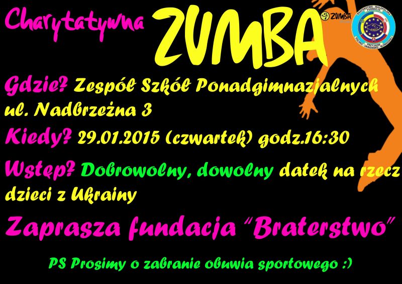 Zapraszamy na charytatywną zumbe