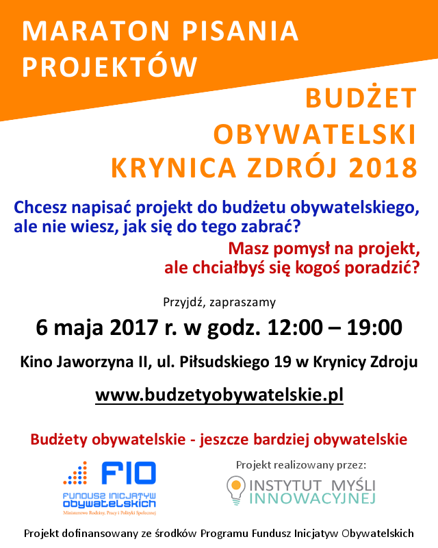 Maraton pisania projektów w Krynicy-Zdroju