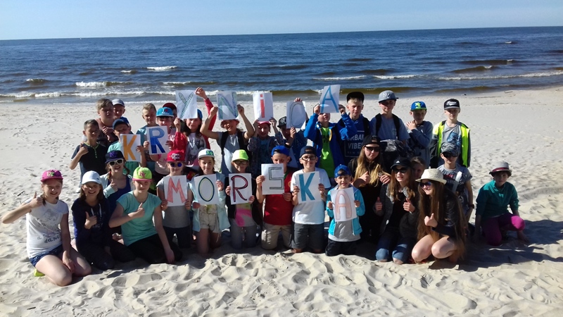 Dzieci z gminy Krynica-Zdrój na zielonej szkole w Krynicy Morskiej