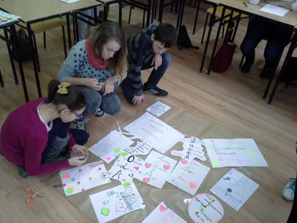 Zajęcia z przedsiębiorczości w Gimnazjum w Tyliczu