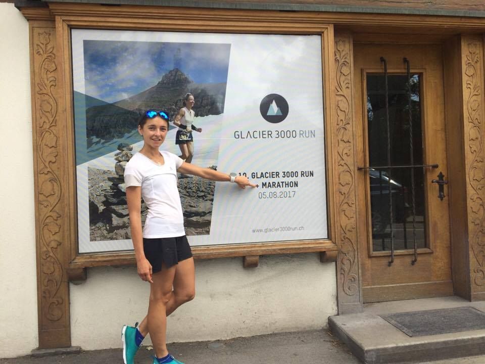 Górski Maraton z metą na lodowcu na 3000 metrów! Kryniczanka Natalia Tomasiak na starcie Glacier 3000 Marathon