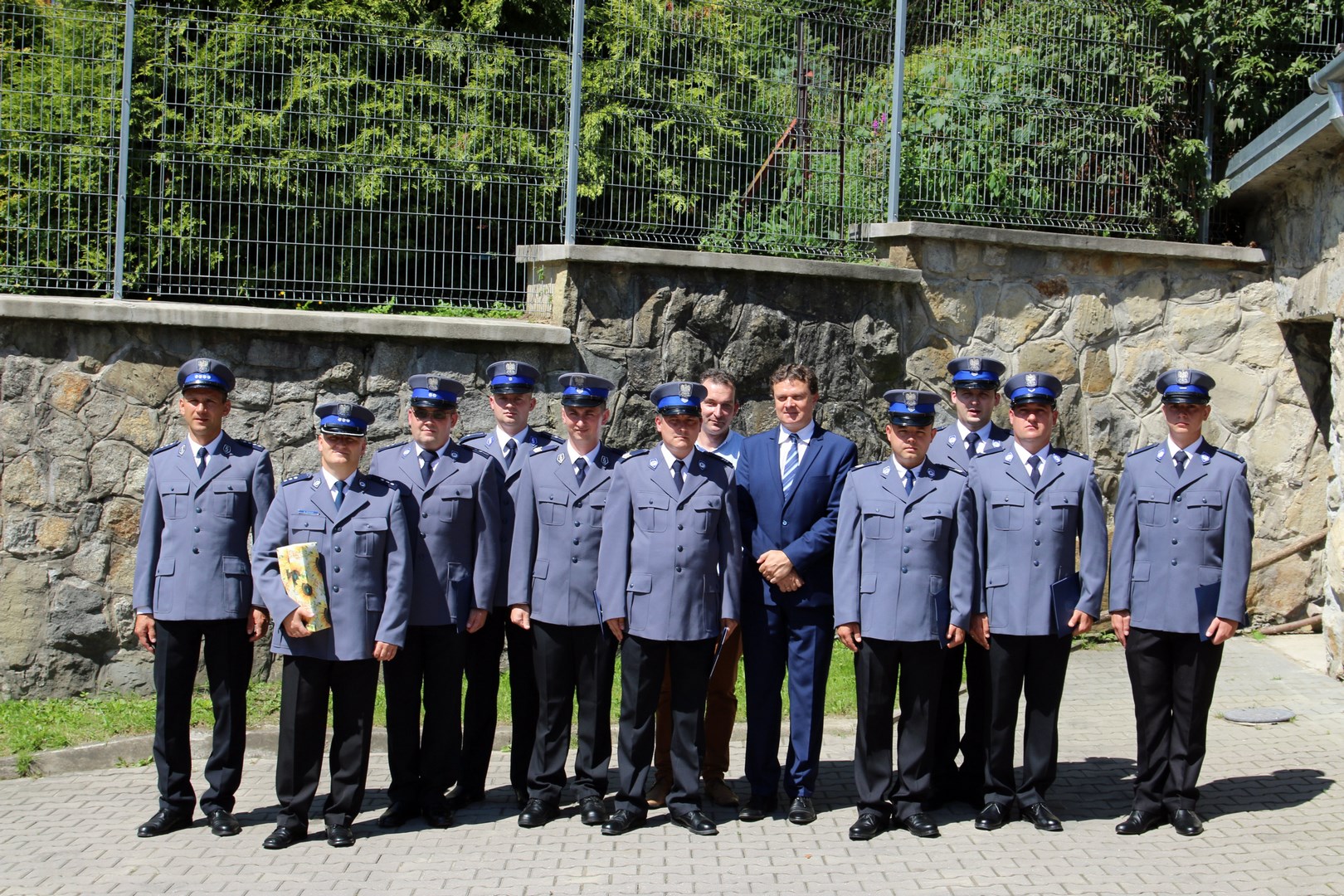 Spotkanie krynickich policjantów z burmistrzem