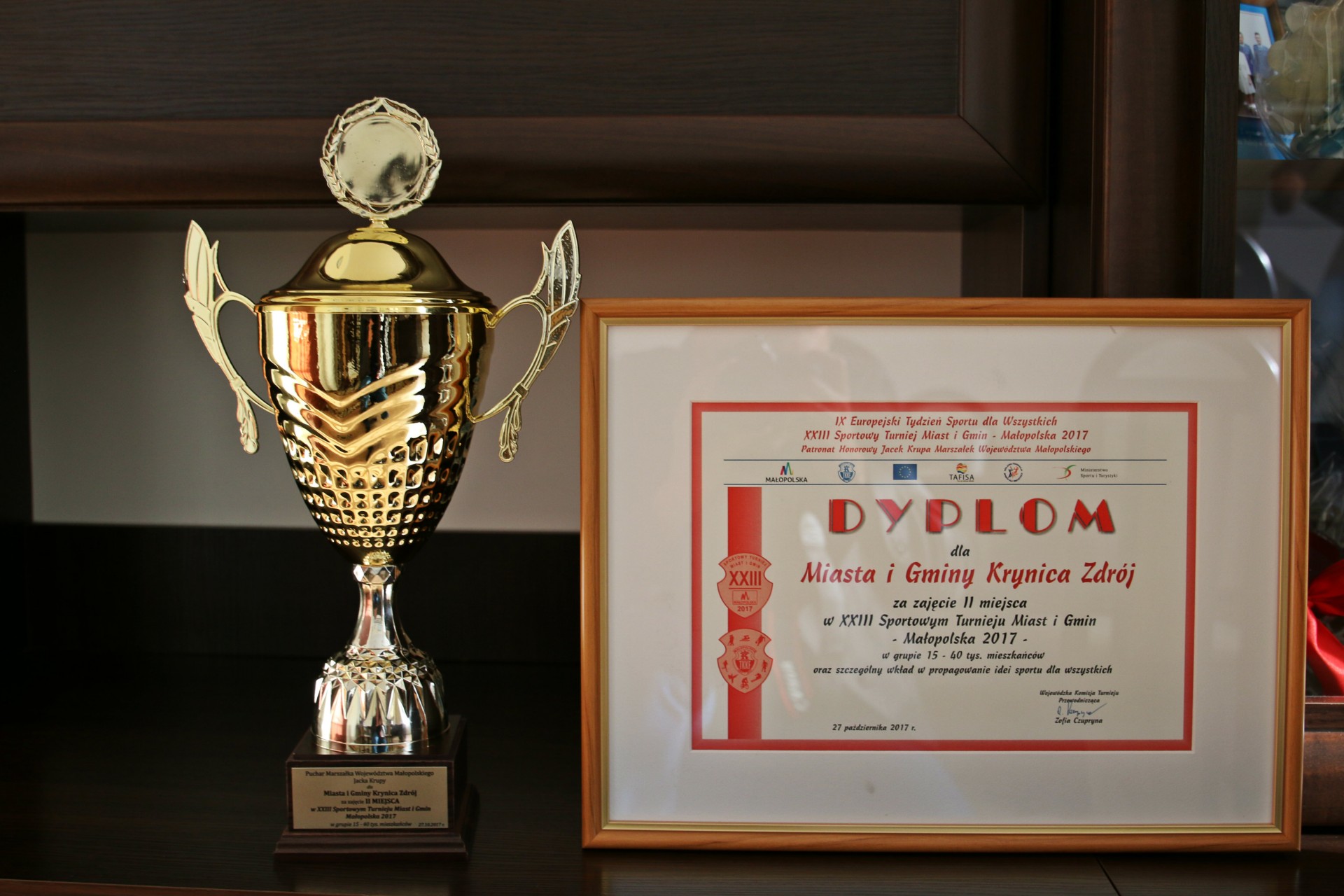 Krynica-Zdrój z nagrodą za Sportowy Turniej Miast i Gmin