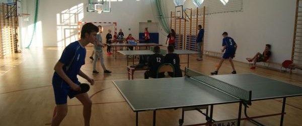 Gminne Mistrzostwa Gimnazjów w indywidualnym i drużynowym tenisie stołowym dziewcząt oraz chłopców