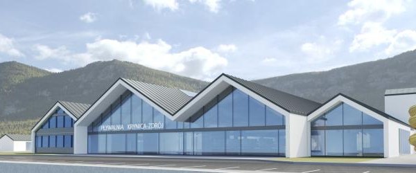 Budowa Krynickiego Aquaparku coraz bliżej