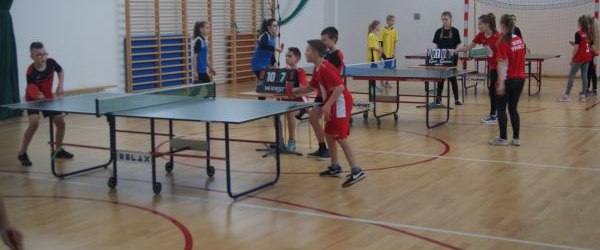 Gminne Mistrzostwa Szkół Podstawowych w drużynowym tenisie stołowym dziewcząt i chłopców
