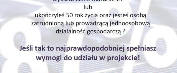 Zyskaj do 87% dofinansowania do szkolenia! Przyjdź na spotkanie informacyjne!