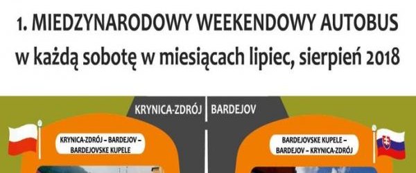Weekendowy autobus z Krynicy-Zdroju do Bardejova