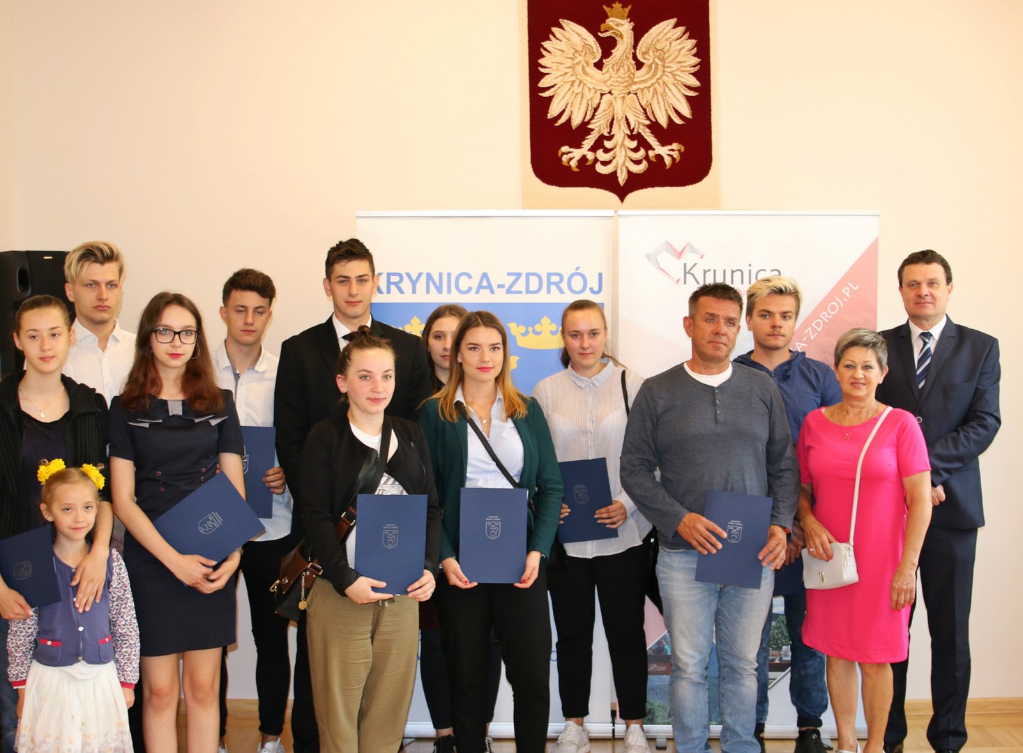 Wręczenie nagród Burmistrza Krynicy-Zdroju za wysokie wyniki sportowe