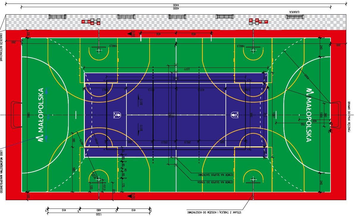 Remont przyszkolnego boiska w Mochnaczce Niżnej