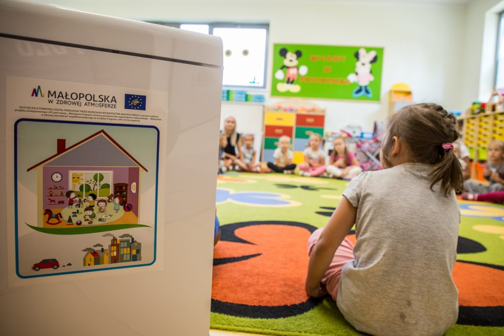 Oczyszczacze powietrza dla przedszkoli