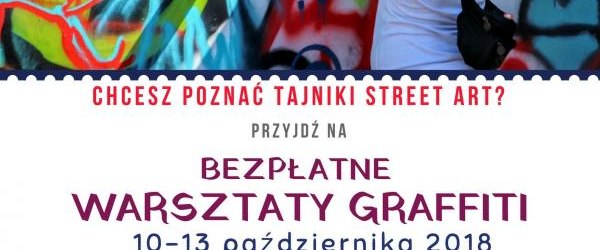 Bezpłatne warsztaty graffiti dla młodzieży