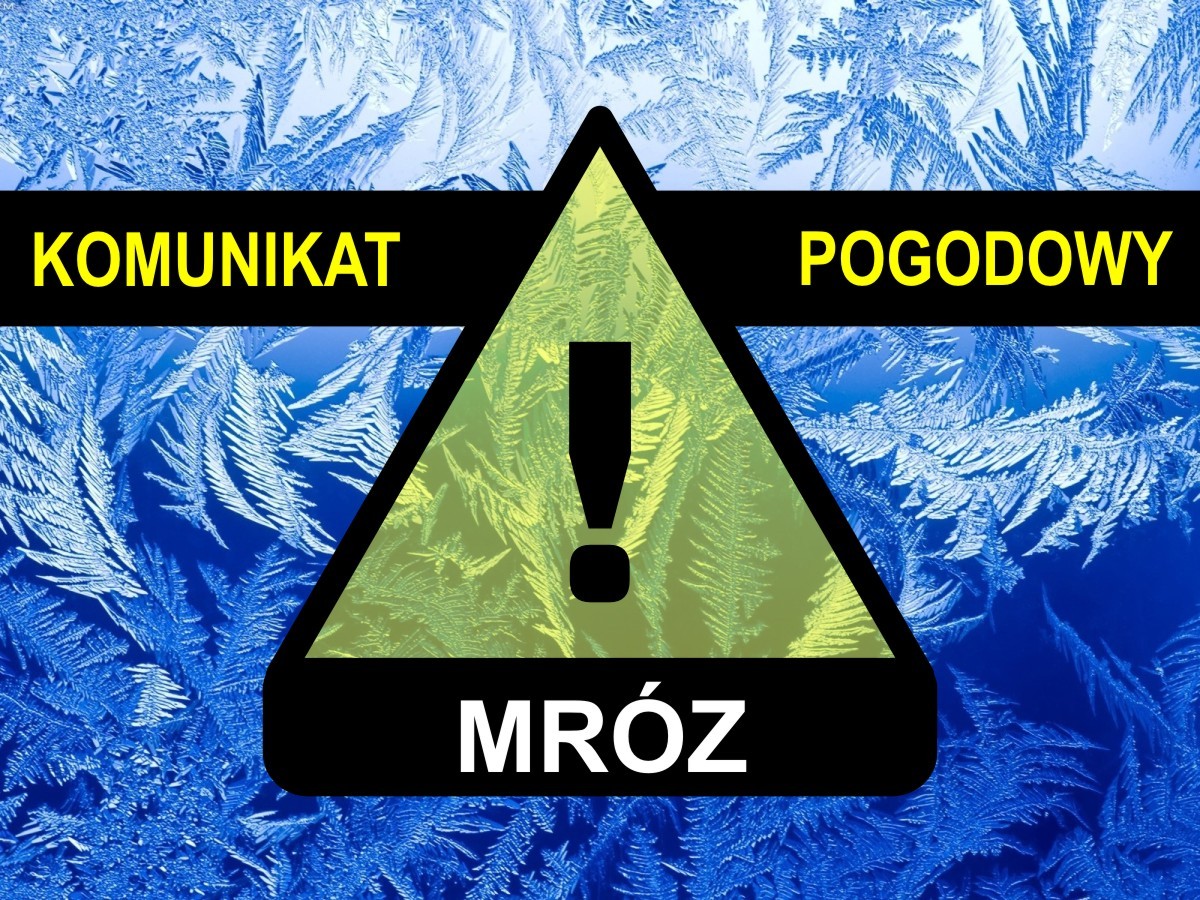 Ostrzeżenie meteorologiczne - mróz