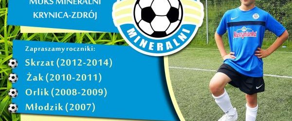 Wiosenny nabór do MUKS MINERALNI Krynica-Zdrój