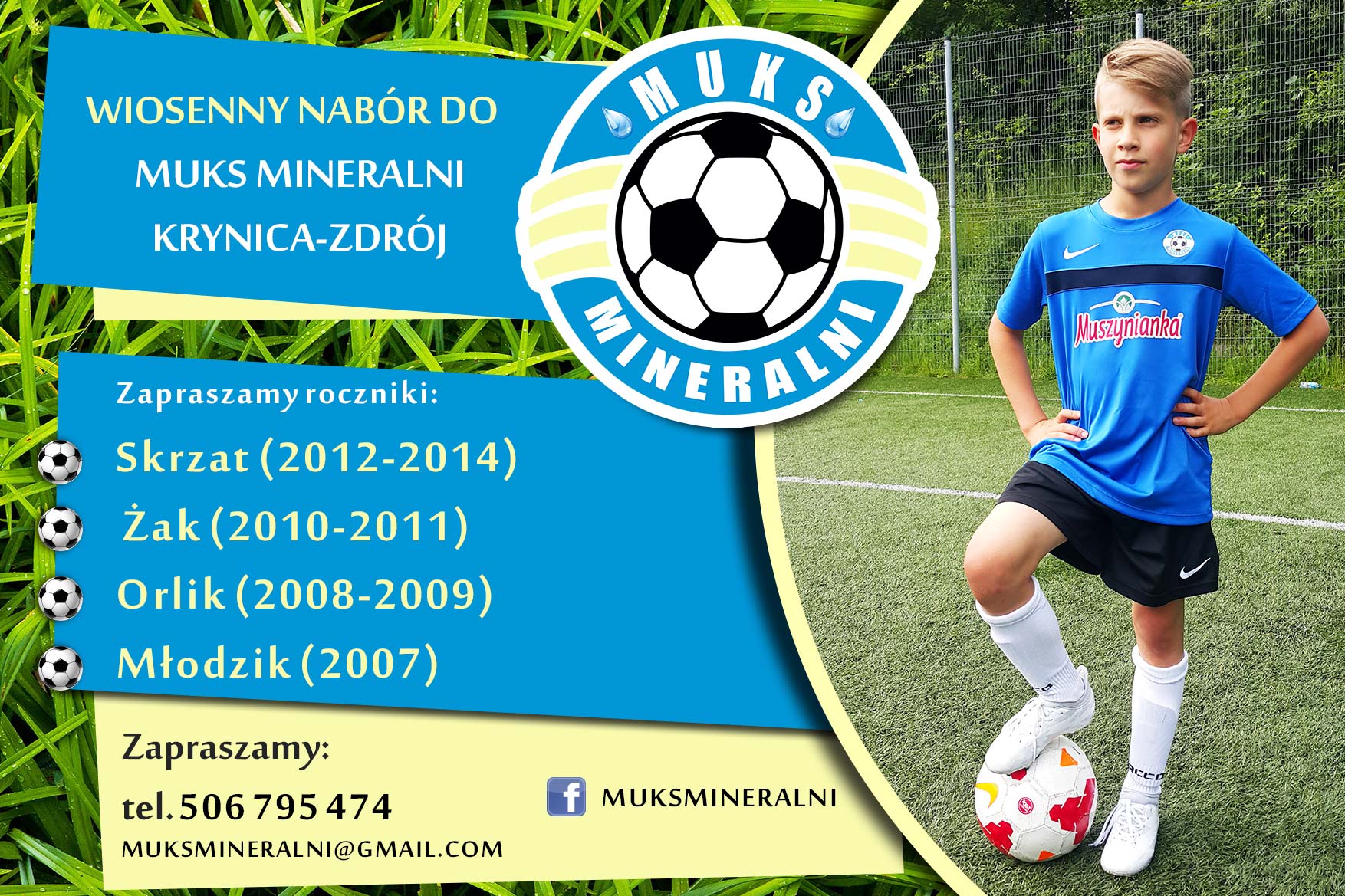 Wiosenny nabór do MUKS MINERALNI Krynica-Zdrój