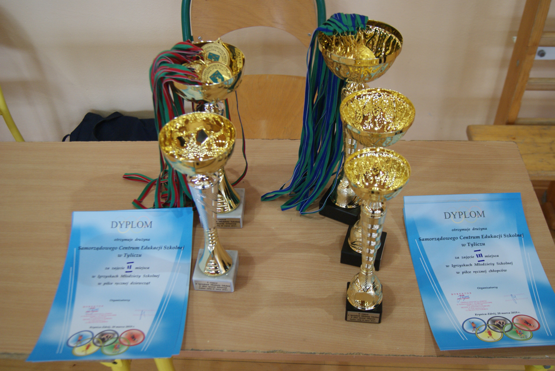 Igrzyska Młodzieży Szkolnej w piłce ręcznej dziewcząt i chłopców Krynica-Zdrój, 20.03.2019 r.