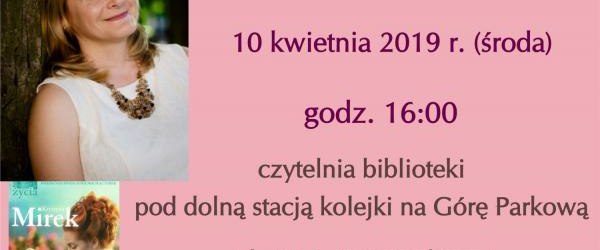 Spotkanie autorskie z Krystyną Mirek