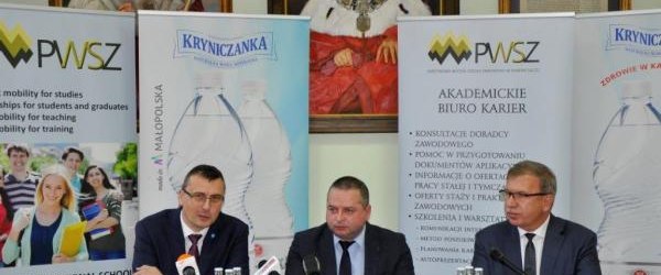 Współpraca Gminy Krynica-Zdrój i Uzdrowiska Krynica-Żegiestów S.A. z PWSZ w Nowym Sączu