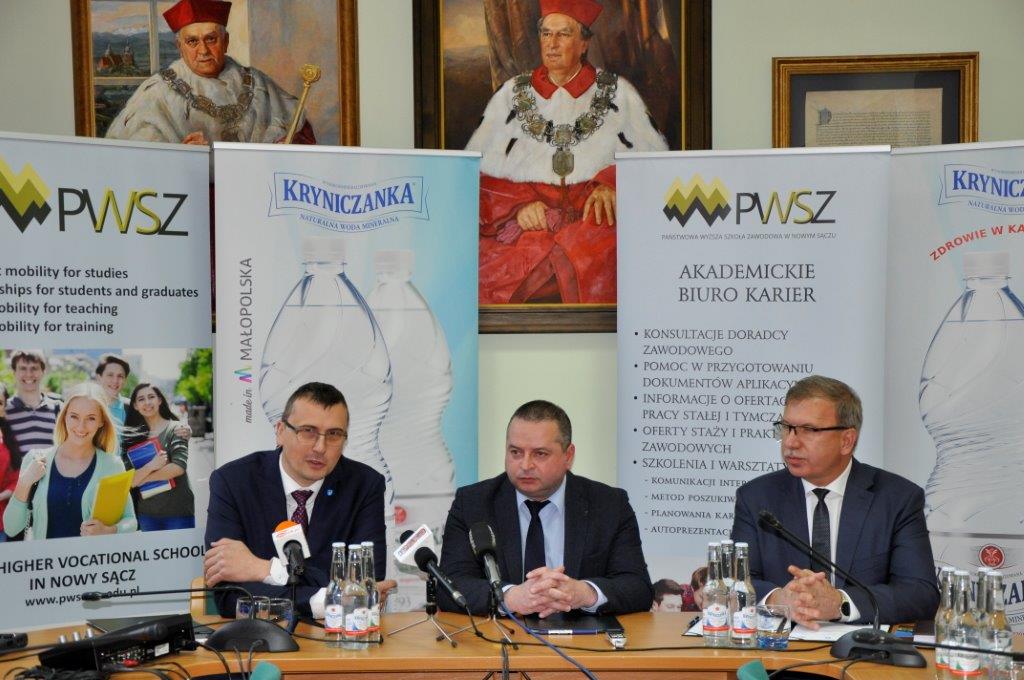 Współpraca Gminy Krynica-Zdrój i Uzdrowiska Krynica-Żegiestów S.A. z PWSZ w Nowym Sączu