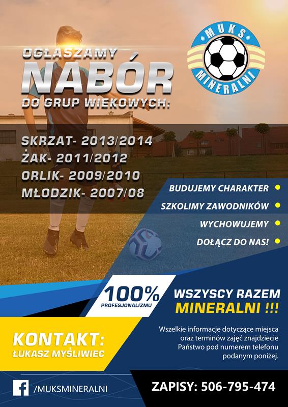 Nabór do MUKS Mineralni