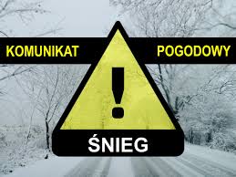 Komunikat - ostrzeżenie meteorologiczne