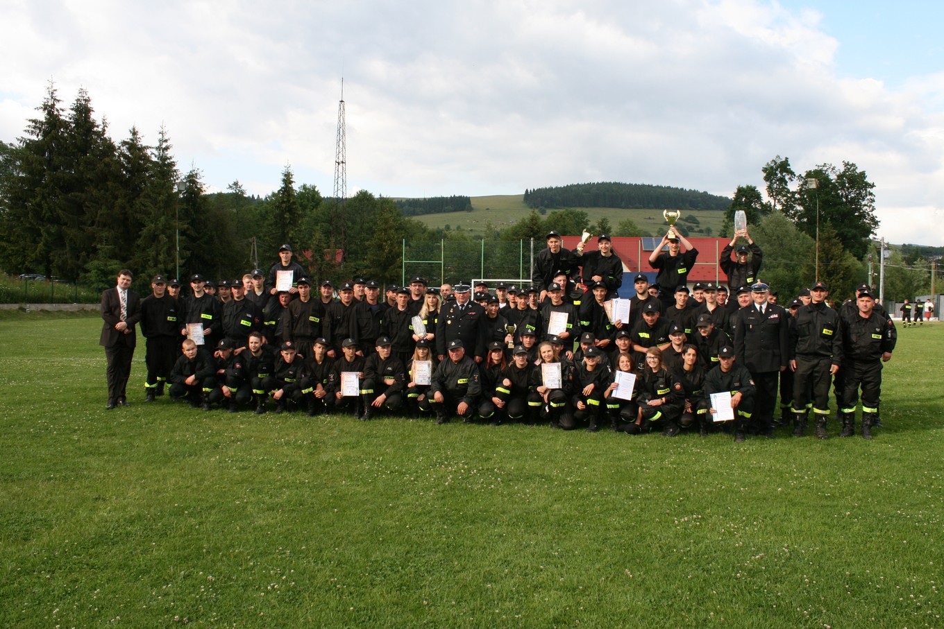 Zawody sportowo-pożarnicze w Tyliczu