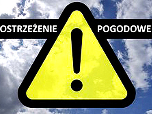 Komunikat - ostrzeżenie meteorologiczne