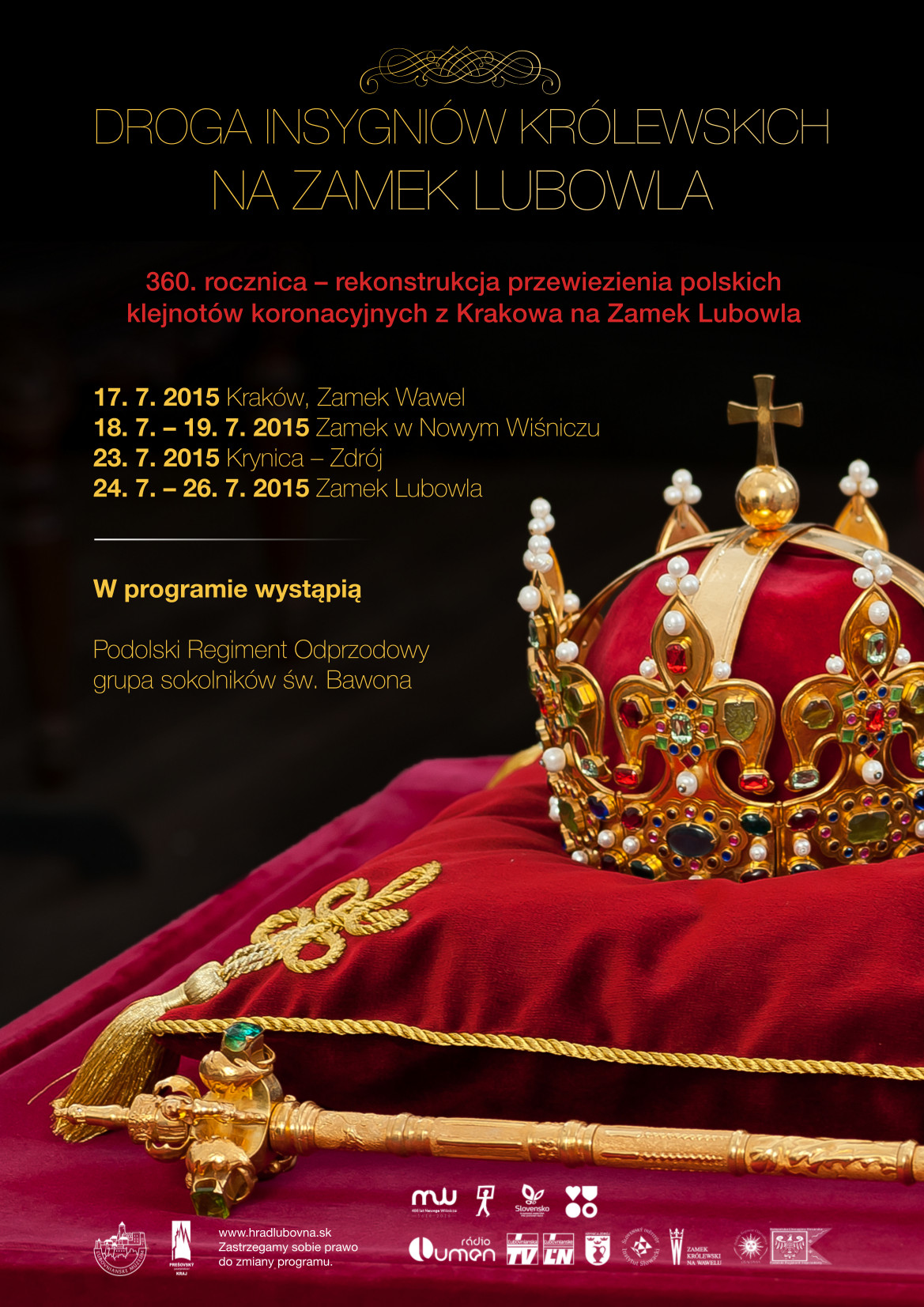 Transport klejnotów koronnych do Starej Lubowli