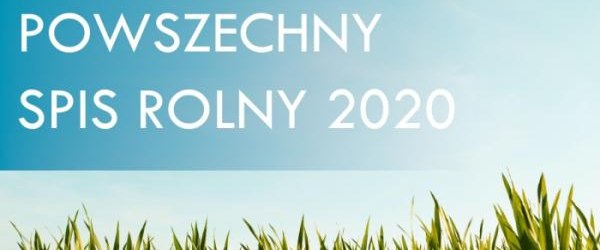 Powszechny Spis Rolny 2020