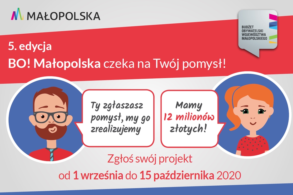 V edycja Budżetu Obywatelskiego Województwa Małopolskiego