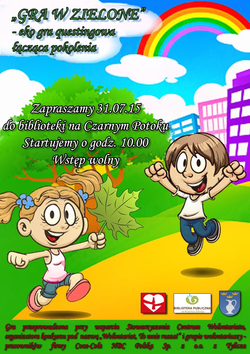 „Gra w zielone” – przyjdź z całą rodziną!