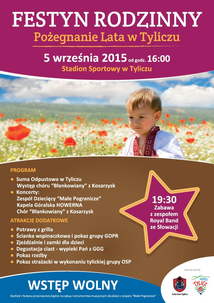 Festyn rodzinny - Pożegnanie Lata w Tyliczu