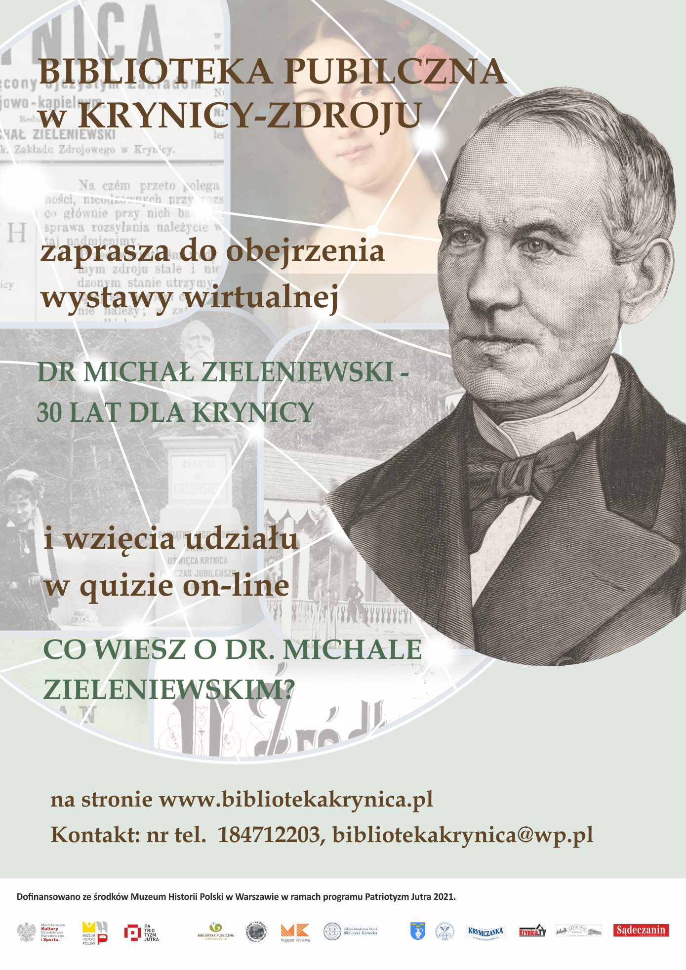 Quiz on-line Co wiesz o dr. Michale Zieleniewskim i Krynicy z drugiej połowy XIX w. ?