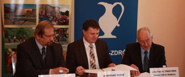 Krynica-Zdrój i AGH podpisały porozumienie o współpracy