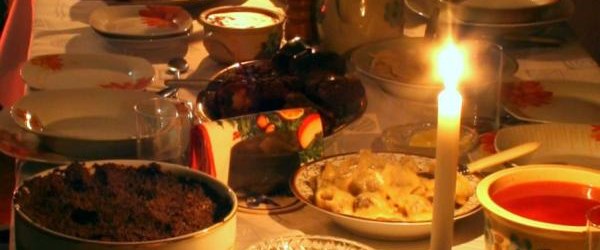 Wieczerza wigilijna w Parafii Rzymsko-Katolickiej pw. Wniebowzięcia NMP