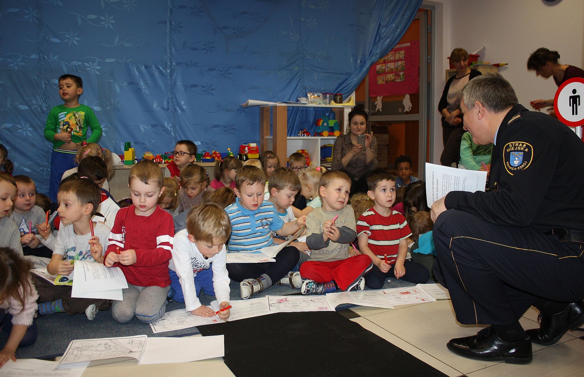 Straż Miejska w Krynicy-Zdroju uczy bezpieczeństwa najmłodszych