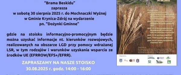 Dożynki Gminne już w tę sobotę