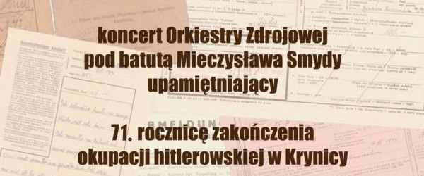 71. rocznica zakończenia okupacji hitlerowskiej