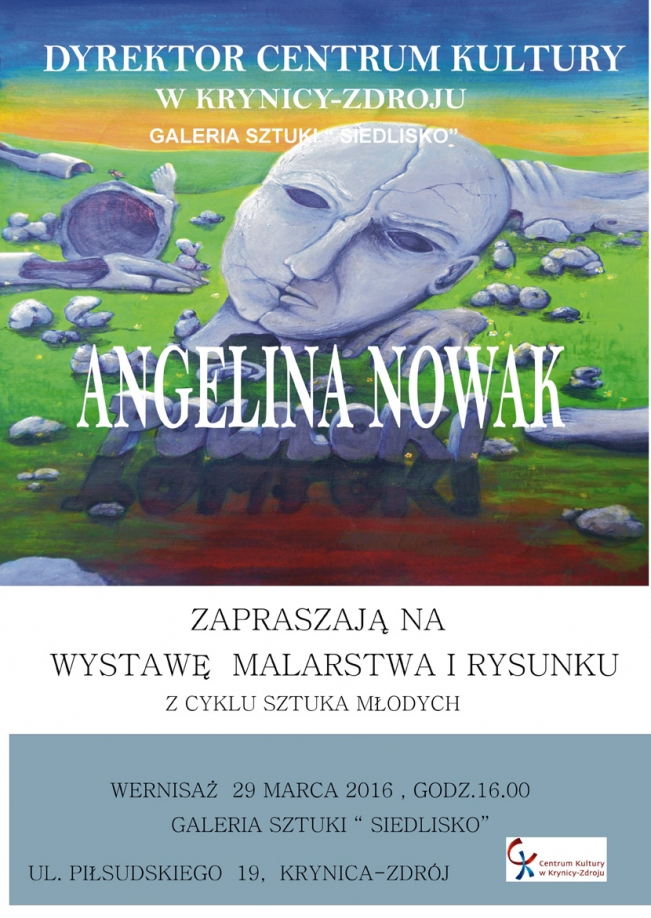 Wystawa malarstwa i rysunku Angeliny Nowak z cyklu Sztuka Młodych