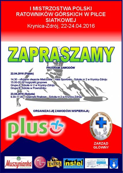 Mistrzostwa Polski Ratowników Górskich w Piłce Siatkowej